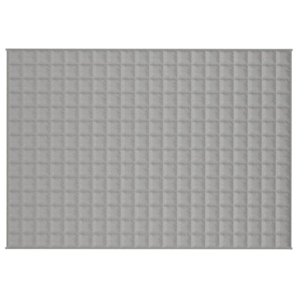 Утежнено одеяло сиво 137x200 см 10 кг плат