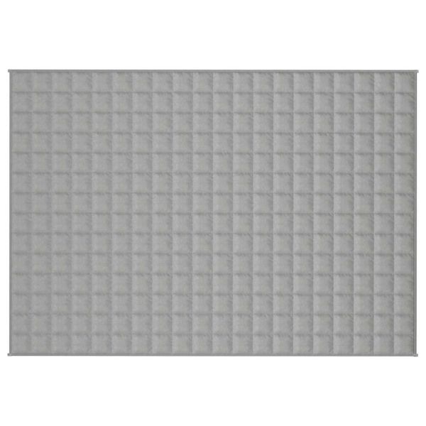 Утежнено одеяло сиво 138x200 см 10 кг плат