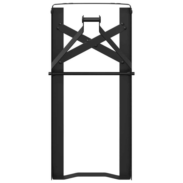 Крака за бирана пейка Черно Прахово боядисана стомана