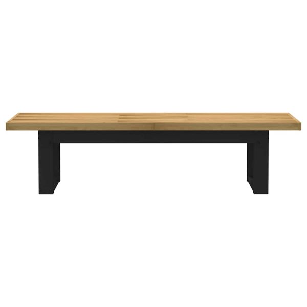 Трапезна пейка NOAIN с U-образни крака масивна дървесина бор