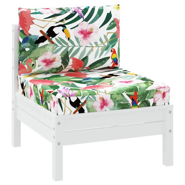 Палетни възглавници, 2 бр, многоцветни, плат Оксфорд