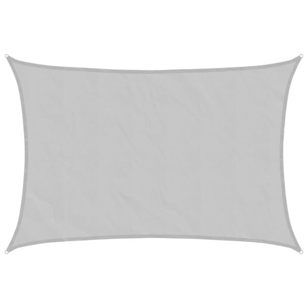 Слънцезащитно платно светлосиво 5x3 м 100% полиестер Оксфорд