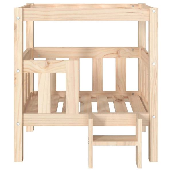 Кучешко легло, 65,5x50,5x70 см, борова дървесина масив