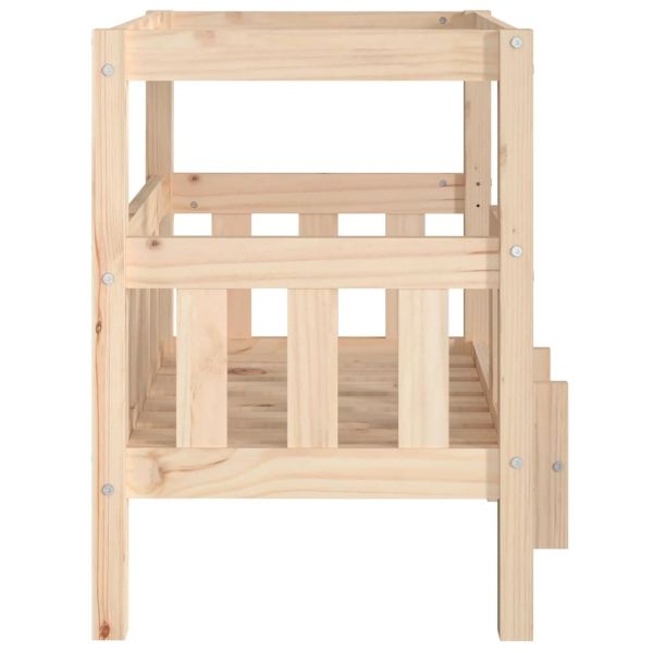 Кучешко легло, 65,5x50,5x70 см, борова дървесина масив