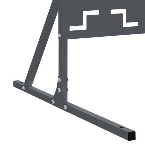 Екран за уединение Антрацит 100 x 50 x 180 см Стомана