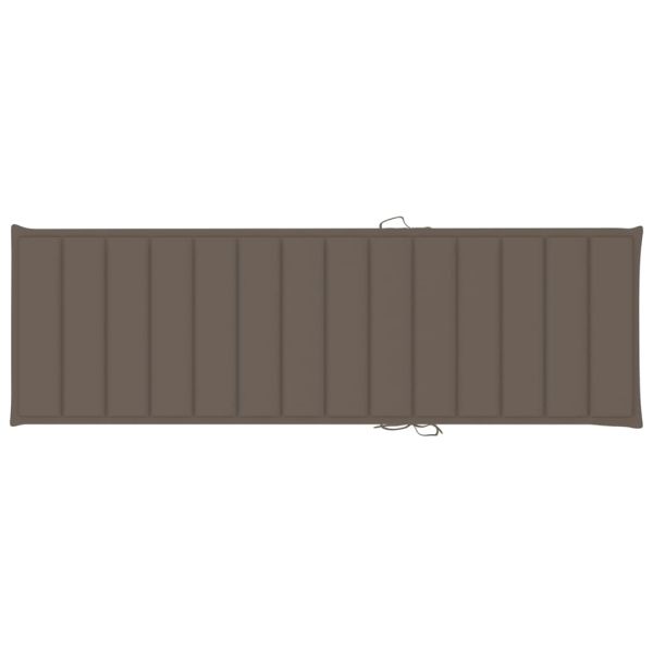 Градински шезлонг с шалте, акациево дърво масив