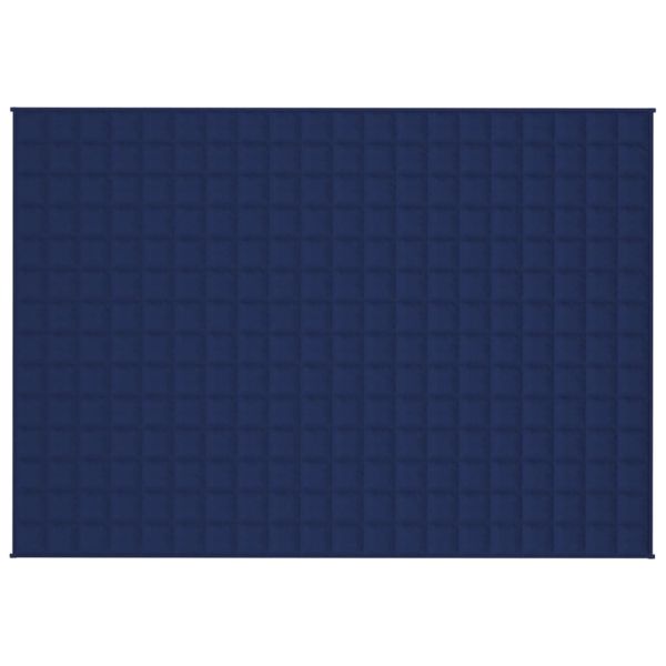 Утежнено одеяло синьо 135x200 см 10 кг плат