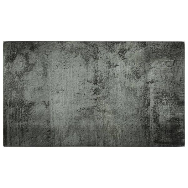 Дъски за рязане, 2 бр, с бетонна шарка, закалено стъкло