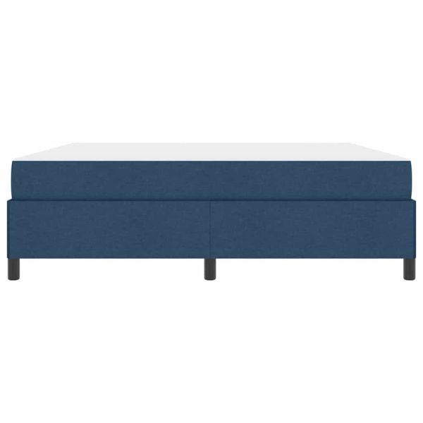 Легло с пружинирана основа Синьо 180 x 200 cm текстил