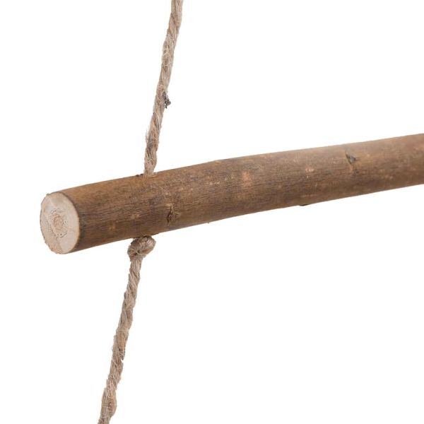 Висяща коледна елха със звезда на върха 100x210 см, естествен клон