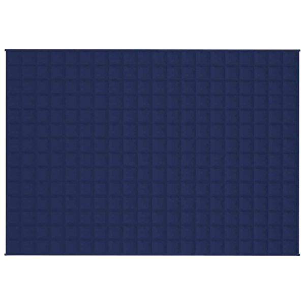 Утежнено одеяло синьо 138x200 см 10 кг плат