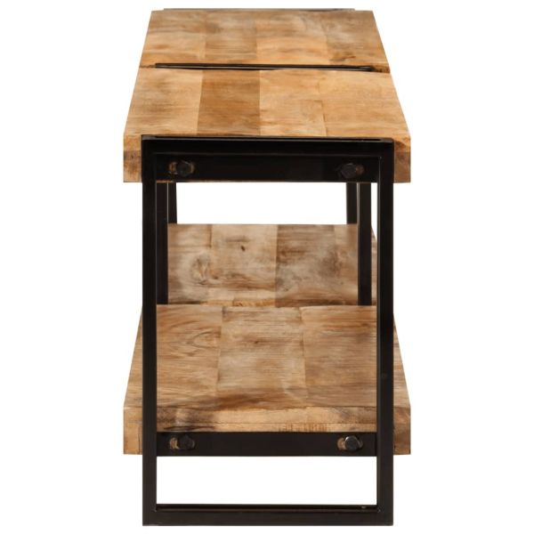 ТВ шкаф, 180x30x40 см, мангово дърво масив