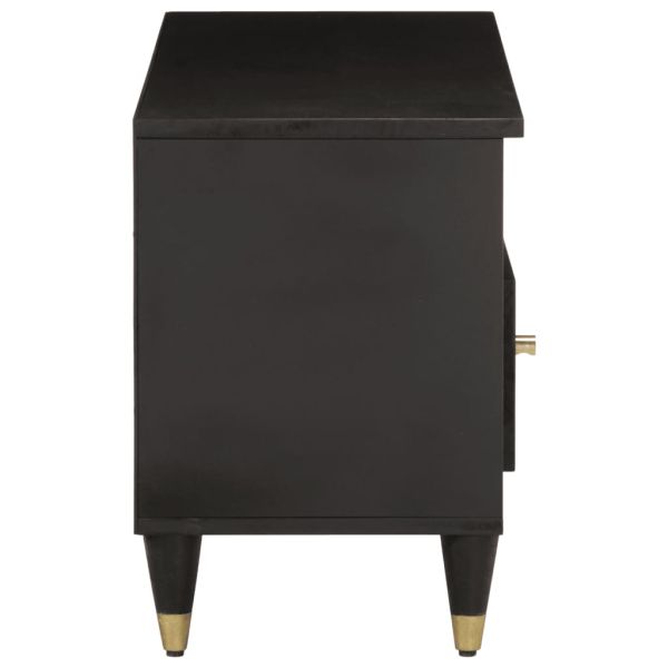 ТВ шкаф, 100x33x46 см, мангово дърво масив