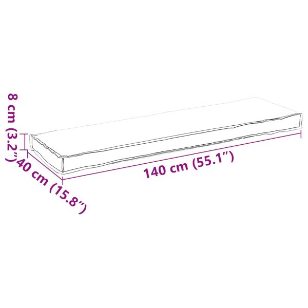 Възглавница Таупе 150 x 40 x 8 см Оксфордска тъкан
