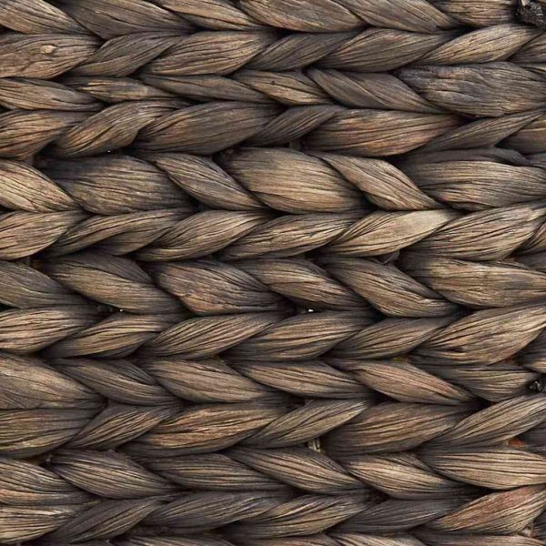 Коло за коледно дърво Черно 105 x 105 x 28 см Воден хиацинт