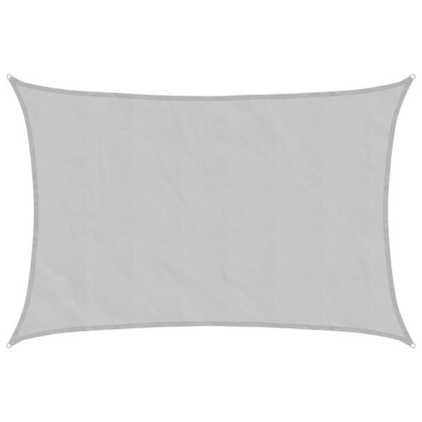 Слънцезащитно платно светлосиво 4,5x3 м 100% полиестер Оксфорд