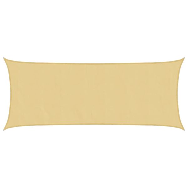 Слънцезащитно платно пясъчно 4,5x2 м 100% полиестер Оксфорд