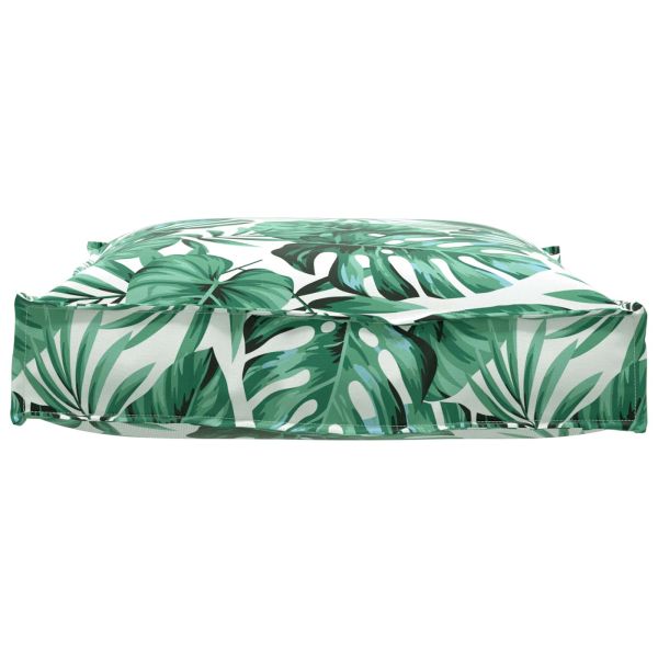 Възглавница Мотив с листа 70 x 70 x 12 cm Оксфордска тъкан