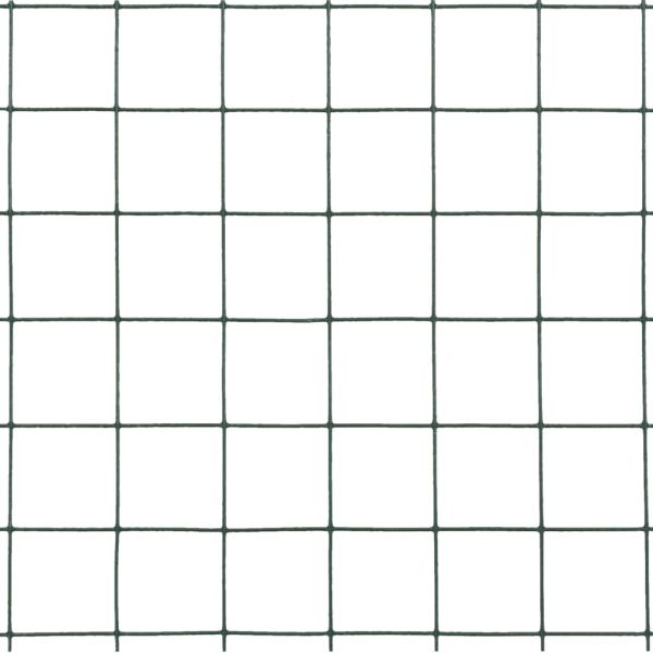 Кокошкарска мрежа, с PVC покритие, 25x1,5 м, зелена