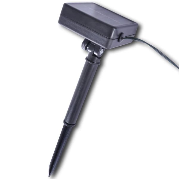 Изкуствени топки чемшир 27 см със соларен LED стринг 2 бр