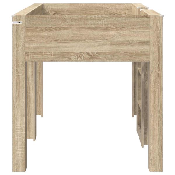 Двуетажно легло за деца Сонома дъб 100 x 200 cm Инженерно дърво