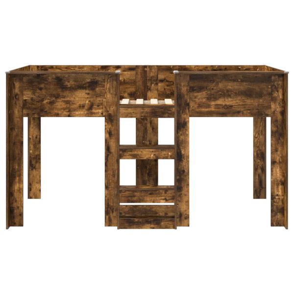 Двуетажно легло за деца Димян дъб 100 x 200 cm Инженерно дърво