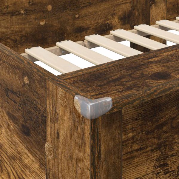 Двуетажно легло за деца Димян дъб 100 x 200 cm Инженерно дърво