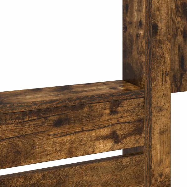 Двуетажно легло за деца Димян дъб 100 x 200 cm Инженерно дърво