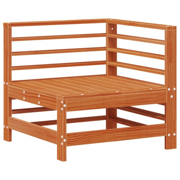 Комплект за почивка в градина 7 pcs Восъчен Кафяв