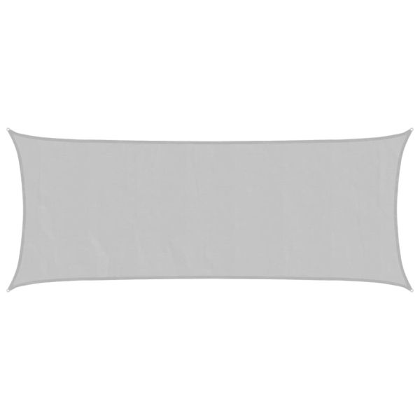 Слънцезащитно платно светлосиво 5x2 м 100% полиестер Оксфорд