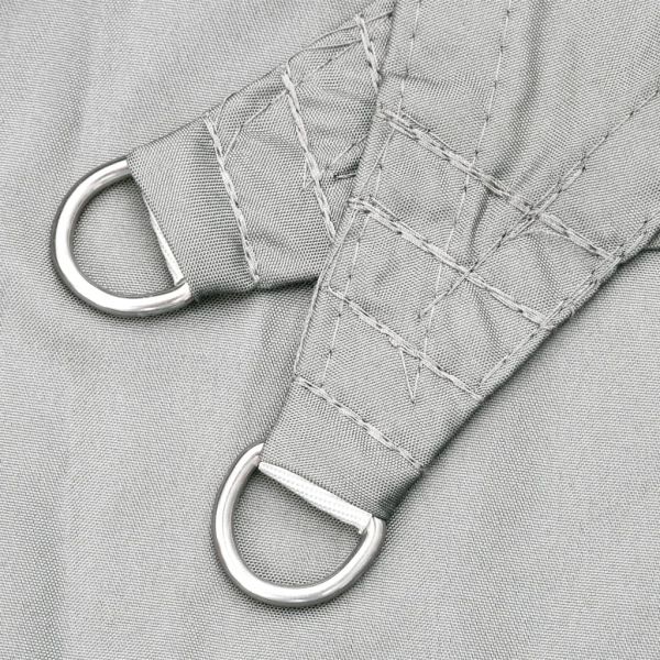 Слънцезащитно платно светлосиво 4x2,5 м 100% полиестер Оксфорд