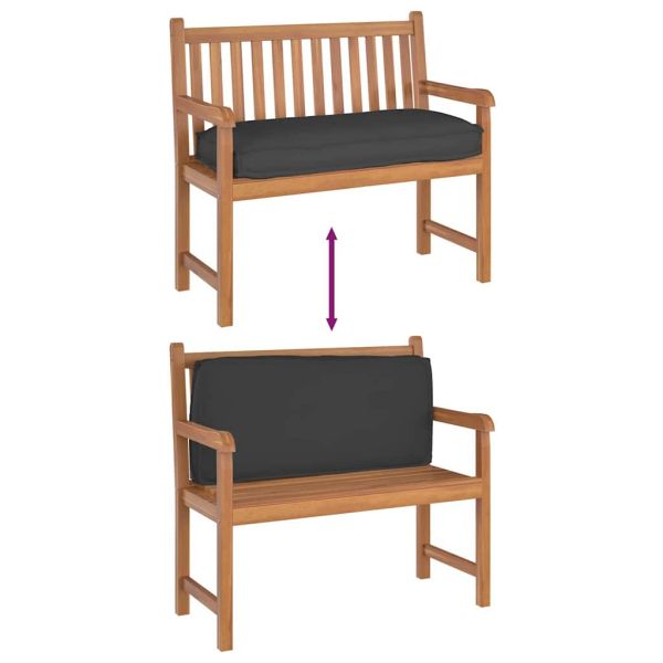 Възглавница Черно 120 x 50 x 12 см Оксфордска тъкан