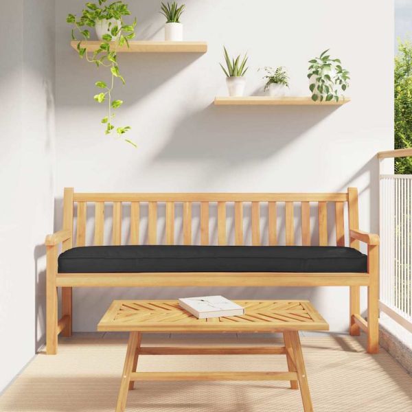 Комплект възглавници за палет 2 pcs Черно 200 x 40 x 8 см