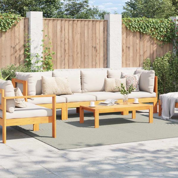 Килими за помещение PALMERAS Зелен 240 x 240 cm Полиестер