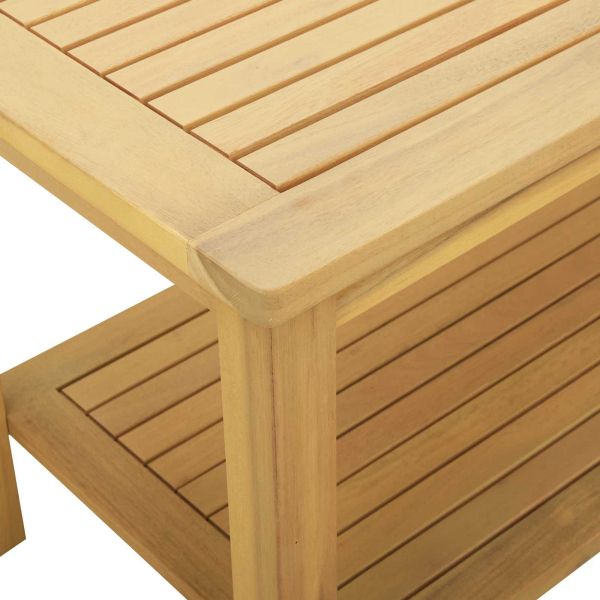 Странична маса Натурален маслен 70 x 40 x 45 см