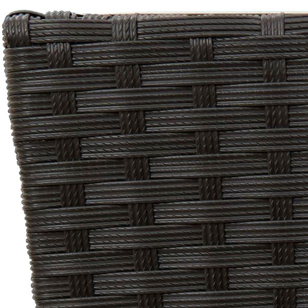 Комплект за открито 3 pcs Черно Метал