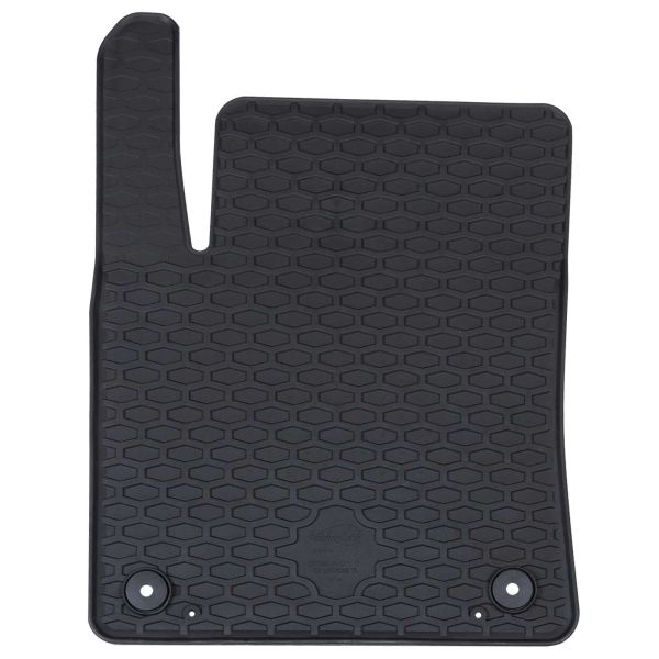 Автомобилен килим 4 pcs Черен Каучук