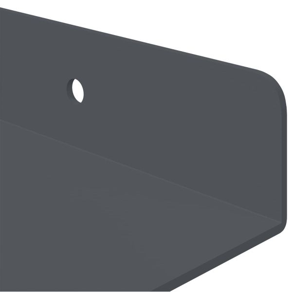 Стенен рафт с рафт 3 pcs Антрацит 40 x 9 x 2,5 см