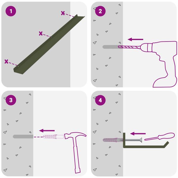 Стенен рафт с рафт 2 pcs Маслинено зелено 100 x 9 x 2,5 см