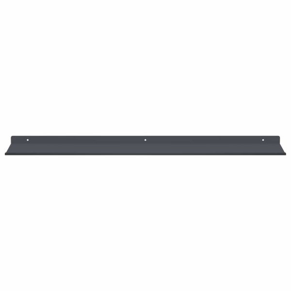 Стенен рафт с рафт 4 pcs Антрацит 80 x 18 x 2,5 см