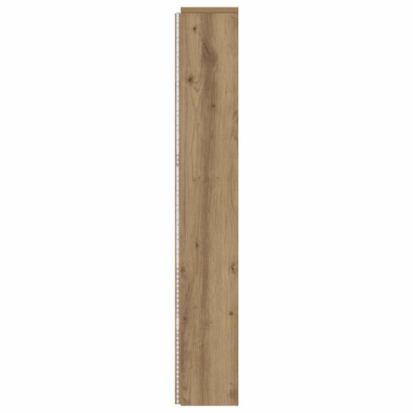 Табла за легло с LED осветление Артизан Дъб Инженерно дърво