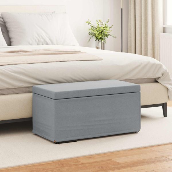 Стук Светлосиво 81 x 41 x 40 cm Текстил и конструирано дърво