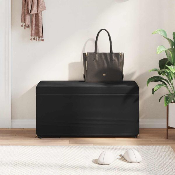 Стук Черно 81 x 41 x 40 cm Кадифе и инженерна дървесина