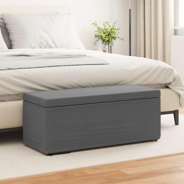 Стук Тъмен сив 101 x 41 x 40 см Текстил и конструирано дърво