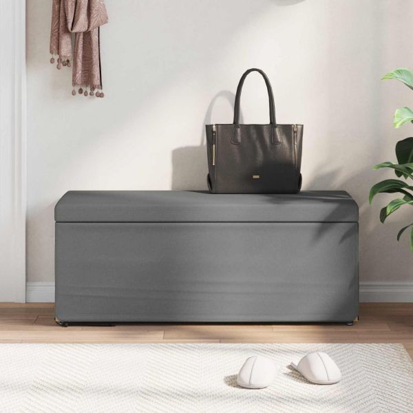 Стук Тъмен сив 101 x 41 x 40 см Текстил и конструирано дърво