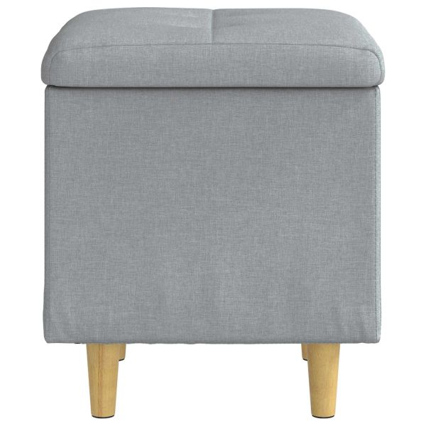 О1434томан с място за съхранение Светлосиво текстил