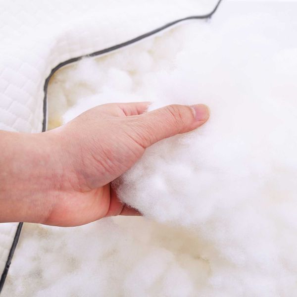 Влакнест пълнеж Бял 107 x 30 x 30 см Полиестер