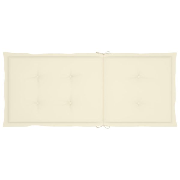 Градински накланящи се столове 4 бр с възглавници акация масив