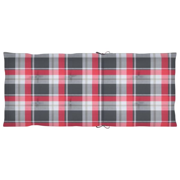 Градински накланящи се столове 4 бр с възглавници акация масив