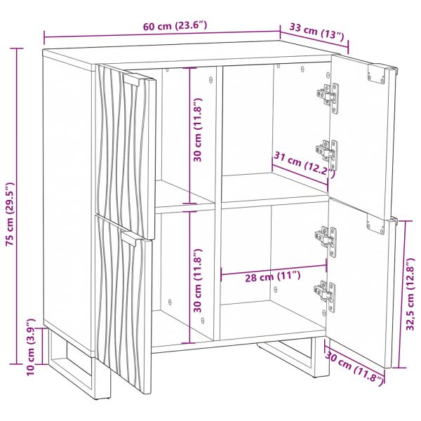 Шкафове и стелажи за съхранение на медии Кафяво